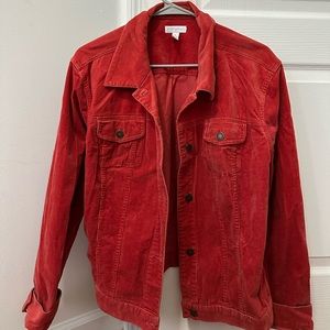 Charter Club Red Jacket —— Size XL (Fit S) —— Color Red